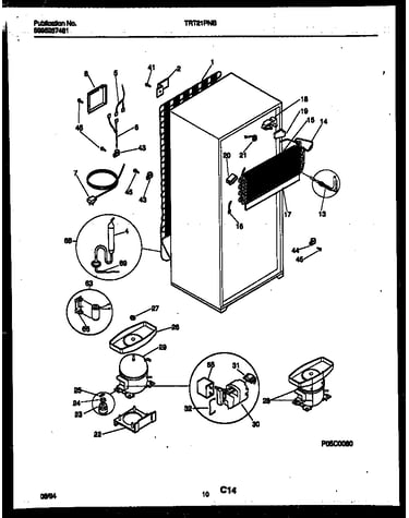 System and automatic defrost parts