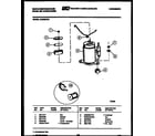 White-Westinghouse AC059K7B1 compressor parts diagram