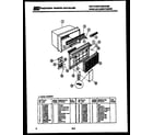 White-Westinghouse AS147M1A1 cabinet parts diagram