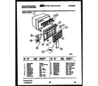 White-Westinghouse ED508K7 cabinet parts diagram