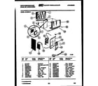White-Westinghouse ED508K7 air control parts diagram