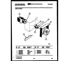 White-Westinghouse ED508K7 water and condensing parts diagram