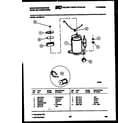 White-Westinghouse ED508K7 compressor parts diagram