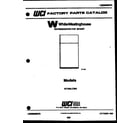 White-Westinghouse AC041K7Z1 front cover diagram
