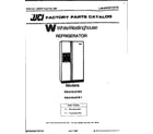 White-Westinghouse RS249JCF0 front cover diagram