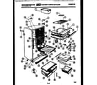 White-Westinghouse RT190GCF5 cabinet parts diagram