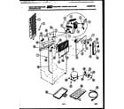 White-Westinghouse RT190GCV5 system and automatic defrost parts diagram