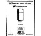 White-Westinghouse RT195KCF0 front cover diagram