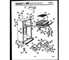 White-Westinghouse RT195KCH0 cabinet parts diagram