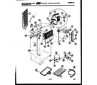 White-Westinghouse RT195KCW0 system and automatic defrost parts diagram