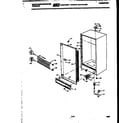 White-Westinghouse FU134JRW4 cabinet parts diagram