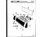 White-Westinghouse LA400JXH4 console and control parts diagram