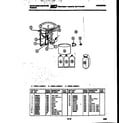 White-Westinghouse LA450JXV4 washer and miscellaneous parts diagram