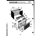 White-Westinghouse AH15EK2T1 cabinet parts diagram