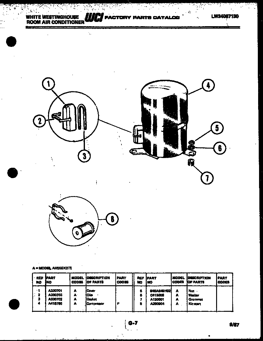 Compressor parts
