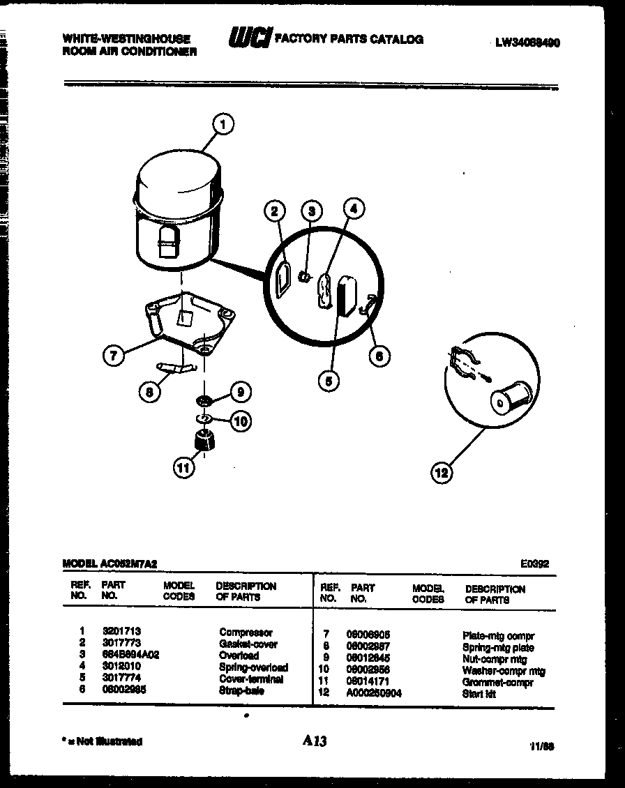 Compressor parts