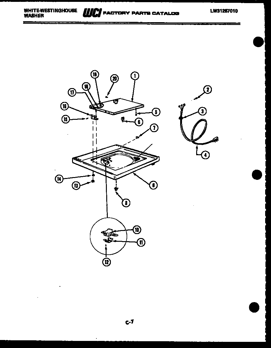 Top and miscellaneous parts