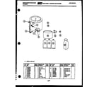White-Westinghouse LA271JXW4 washer and miscellaneous parts diagram