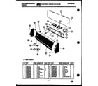 White-Westinghouse LA800JXW4 console and control parts diagram