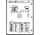 White-Westinghouse LA800JXV4 washer and miscellaneous parts diagram