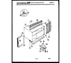 White-Westinghouse AC053K7A2 cabinet and installation parts diagram