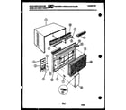 White-Westinghouse AC068K7B2 cabinet parts diagram