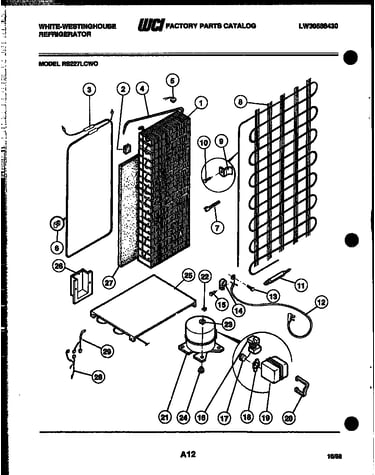 System and automatic defrost parts