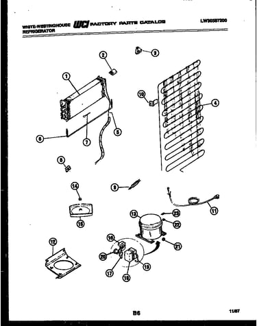 System and automatic defrost parts