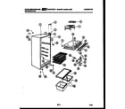 White-Westinghouse RT142GLW5 cabinet parts diagram