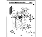White-Westinghouse RT194ZCV1 system and automatic defrost parts diagram