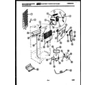 White-Westinghouse RT192GCVA system and automatic defrost parts diagram