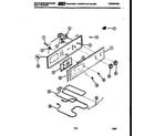 White-Westinghouse KB122G0 broiler parts and control panel diagram