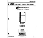 White-Westinghouse RT123GCWA cover diagram