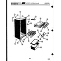 Frigidaire RT123GLFA cabinet parts diagram