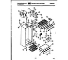 White-Westinghouse RT163GCV3 cabinet parts diagram