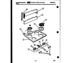 White-Westinghouse KF201HDW2 cooktop parts diagram