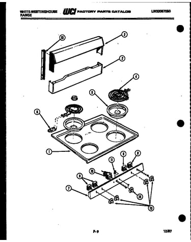 Cooktop parts