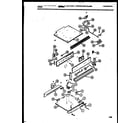 White-Westinghouse KB663GDM2 console and control parts diagram