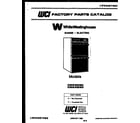 White-Westinghouse KB883GDM2 cover diagram