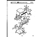 White-Westinghouse KB883GDM3 console and control parts diagram
