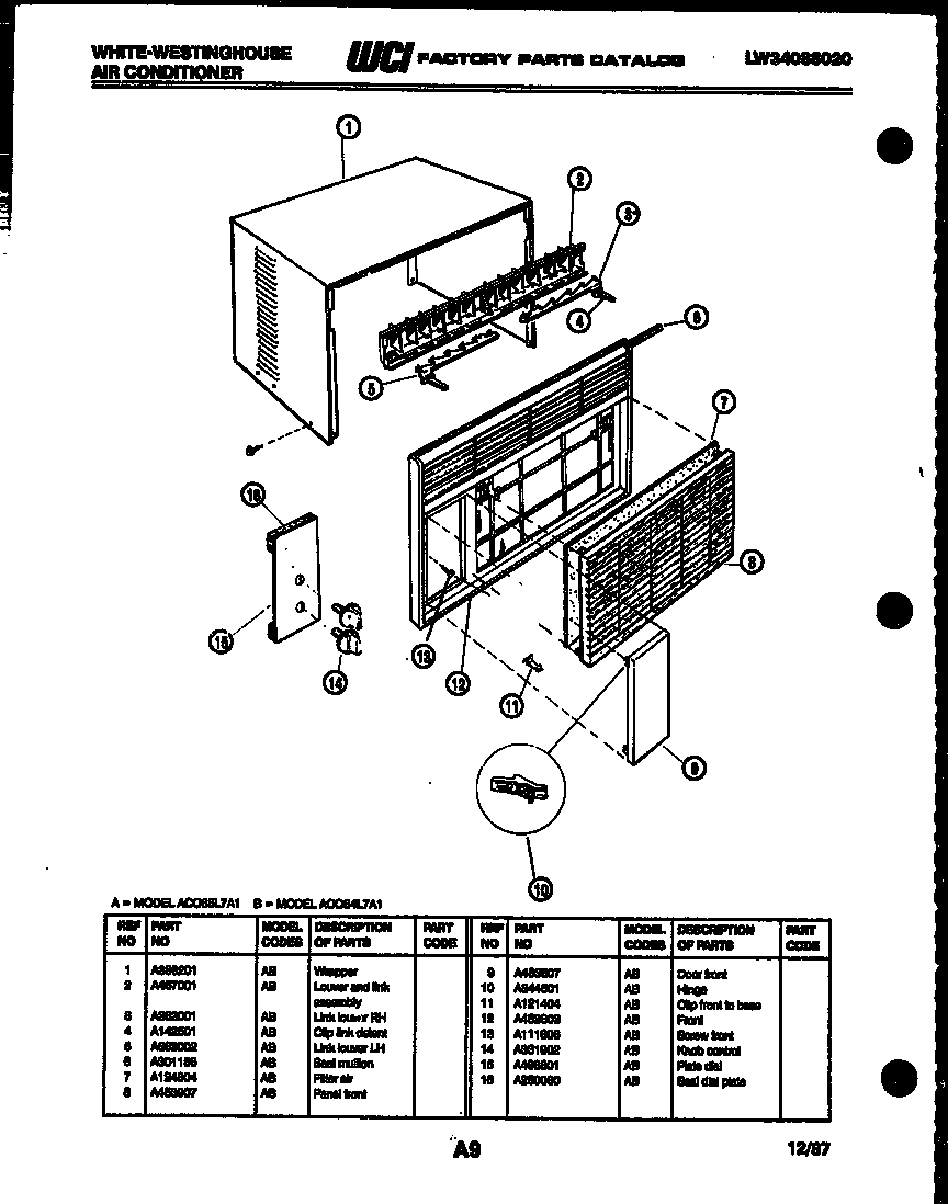 Cabinet parts