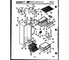 White-Westinghouse RT164HLW0 cabinet parts diagram