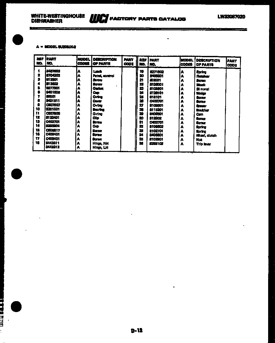 COMPRESSOR PARTS