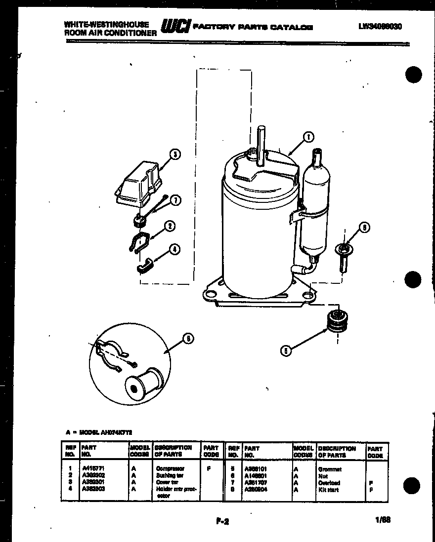 Compressor parts
