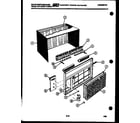 White-Westinghouse AH09EL2T1 cabinet parts diagram