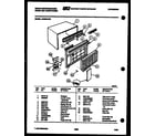 White-Westinghouse AC059K7B2 cabinet parts diagram