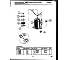 White-Westinghouse AH12EL2T1 compressor parts diagram