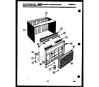 White-Westinghouse AH15EL2T1 cabinet parts diagram
