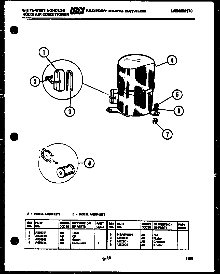 Compressor parts