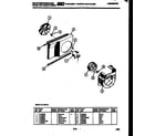 White-Westinghouse AL113L1A1 air handling parts diagram